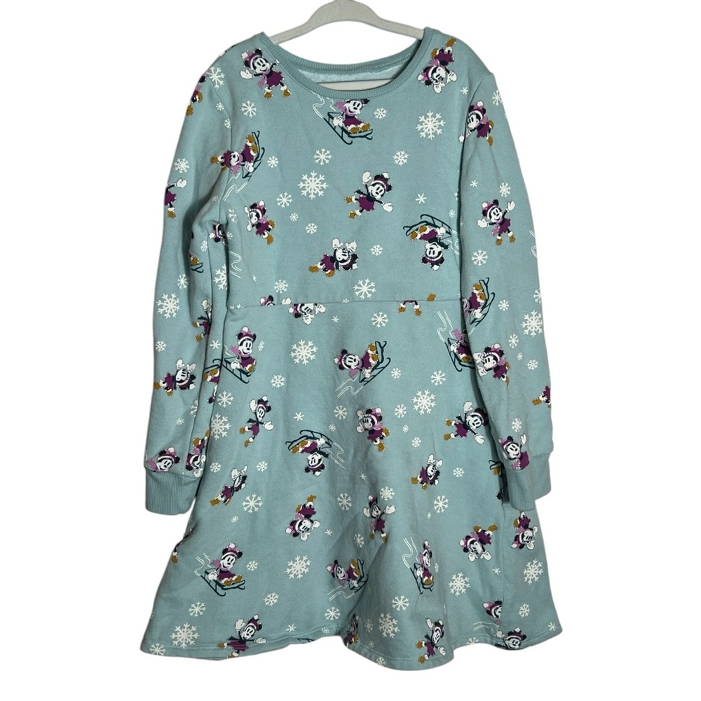 Disney Jumping Beans Fleece Lined Minnie Mouse Dress, Girls 8